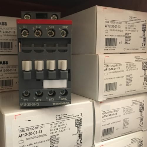 Contacteurs 3-pôles AF 100V-250V AC/DC 12A 5.5kw 1NC bobine universelle