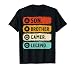 Son Brother Gamer Legend Retro Gaming Boys Kids Men Teen T-Shirt