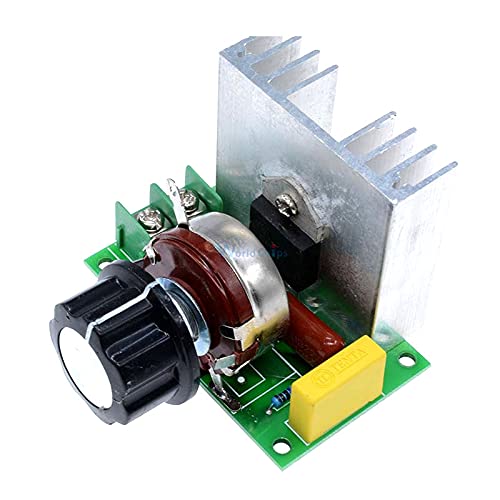 AC 220V 4000W Motor Speed Controller SCR Thyristor Brushless Switch ...