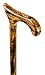 Price comparison product image Stunning "DERBY" wooden walking stick (2 colors) (Natural, Tan)