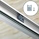 Brelet Duschrollenset: 8 Rollen für Duschkabinentüren, 25 mm Durchmesser, 4-6 mm Glasstärke, 8 Sets, Heavy Duty