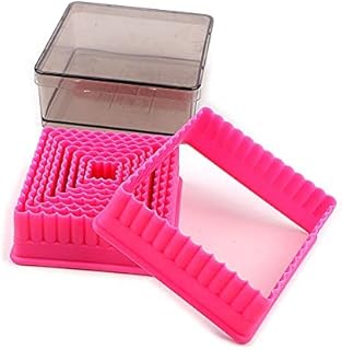 Various Designs Flower Round Square Star Oval Waterdrop PP Plastic Cookie Cutter Set Fondant Cake Molds Dough Cutter Decor...