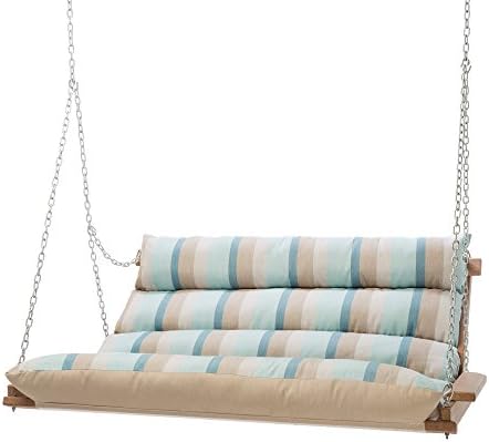 Hatteras Hammocks Sunbrella Deluxe Cushion Swing - Gateway Indigo