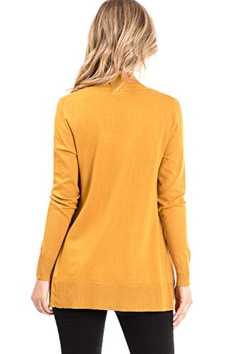 Image of Urban Look Womens Basic Long Sleeve Open Front Comfy Sweater Cardigan