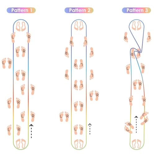 RAXLUPO 2 Stück Gummitwist Kinder mit Anleitung für Hüpfspiele Gummi Twist Regenbogenfarben Hüpfgummi 4m lang 1cm weit Gummi Twist für Kinder Hüpfspiele drinnen und draußen, Mädchen & Jungs