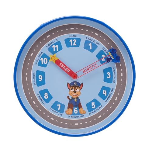 Widdop and Co Paw Patrol Chase Horloge murale 25,4 cm