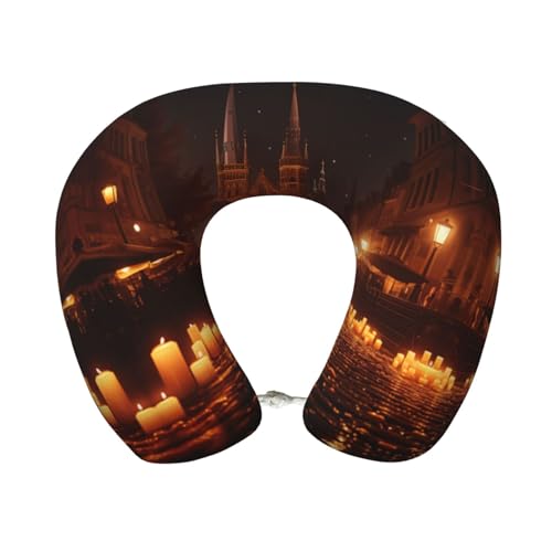 Almohada viscoelástica de viaje tamaño único negra miniatura 1