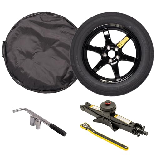 StanceMagic Complete Spare Wheel Tire Kit Fits 2020-2026 Tesla Model Y Spare Tire Kit, 18x4 Rim...