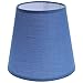 FRCOLOR Cloth Lamp Shades for Table Lamps Decorative Blue Drum Shape Fabric Lampshade Pendant Lamp Shade Table Light Shade Cover