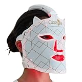 Cloakla LED Wireless Red Light Therapy Face Mask | 3-Color Light Modes + Near-Infrared | Portable Foldable Design for Home & Travel Skincare