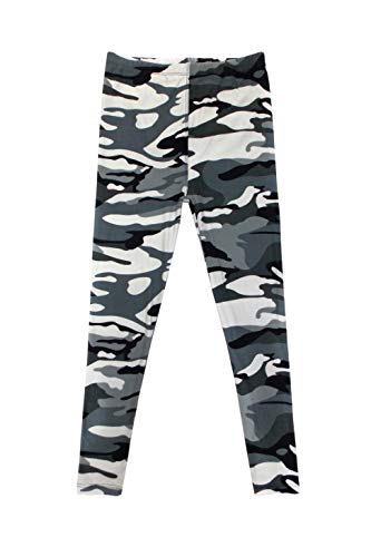 Eevee Girls' Basic Comfort Stretch Soft Solid and Stylish Print Leggings