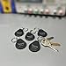 Keysy Rewritable RFID Key Fobs (5-Pack, Black)