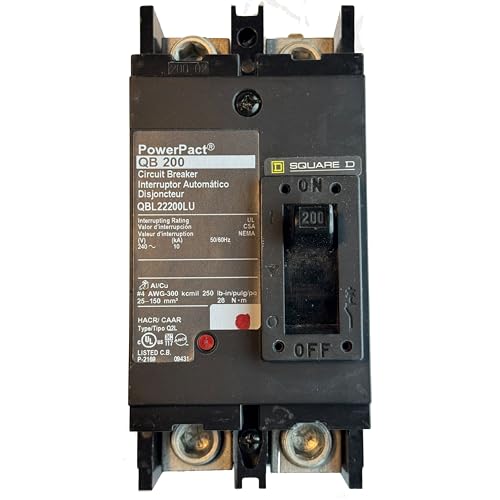 Square D QBL22200LU 2 Pole Circuit Breaker 200 AMP 240VAC