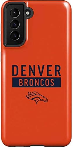 Skinit Pro Phone Case Compatible with Galaxy S21 Plus 5G - Officially Licensed NFL Denver Broncos Breakaway Design