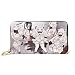 Produktbild Anime Kantai Collection Hibiki Genuine Leder Geldbörse Reißverschluss Around Card Holder Organizer Clutch Wallet Large Capacity Purse Phone Bag für Männer Frauen