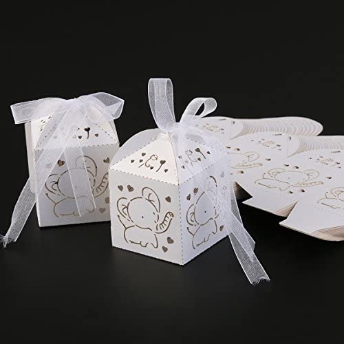 ROSENICE 50pz Scatole Bomboniera Portaconfetti