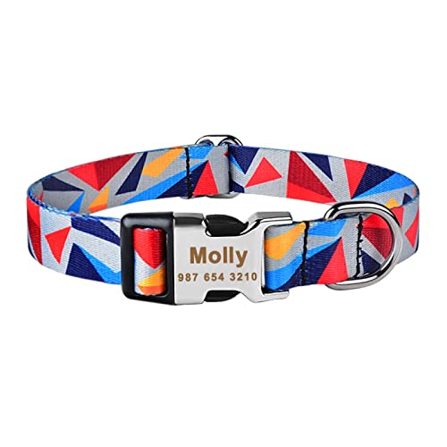 Collier chien gravé et réglable avec médaille d'identification - 2