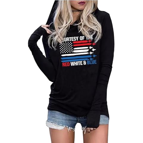 Susongeth Patriotic Hoodie for Women Cover