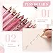 Colarr 16 Pcs Crystal Diamond Glitter Pen Cute Ballpoint Sparkle Pens Set Metal for Journaling Pretty Retractable Black Ink Christmas Fancy Gifts for Women Girls Office School Supply(Pink)