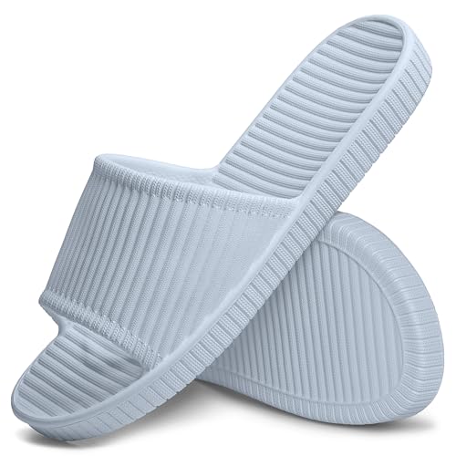 Opiniones y reviews de Happy Men , listamos los 10 mejores. 40 (lightblue, 3/4 UK Women) - Happy Lily Women/Men's Slip On Slippers Non-slip Shower Sandals House Mule Soft Foams Sole Pool Shoes Bathroom Water Shoes