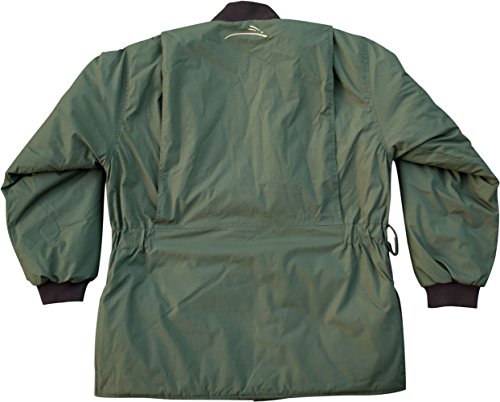 Wild Hare Shooting Gear Cold Weather Coat - Right Hand (2XL, Black with Black Leather)