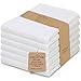 Urban Villa White Kitchen Towels, Premium Quality,100% Cotton Ultra Soft Dish Towels, (Size: 20X30 Inch), White Highly Absorbent Bar Towels & Tea Towels - (Set of 6)