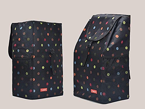 Multifunktions-Einkaufstrolley, tragbar, Sackkarre, zusammenklappbar, robust, aus Aluminiumlegierung, für Haushalt… – Bild 4