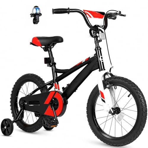 Yventix 16" Kids Bike for Boys and Girls Ages 4-6