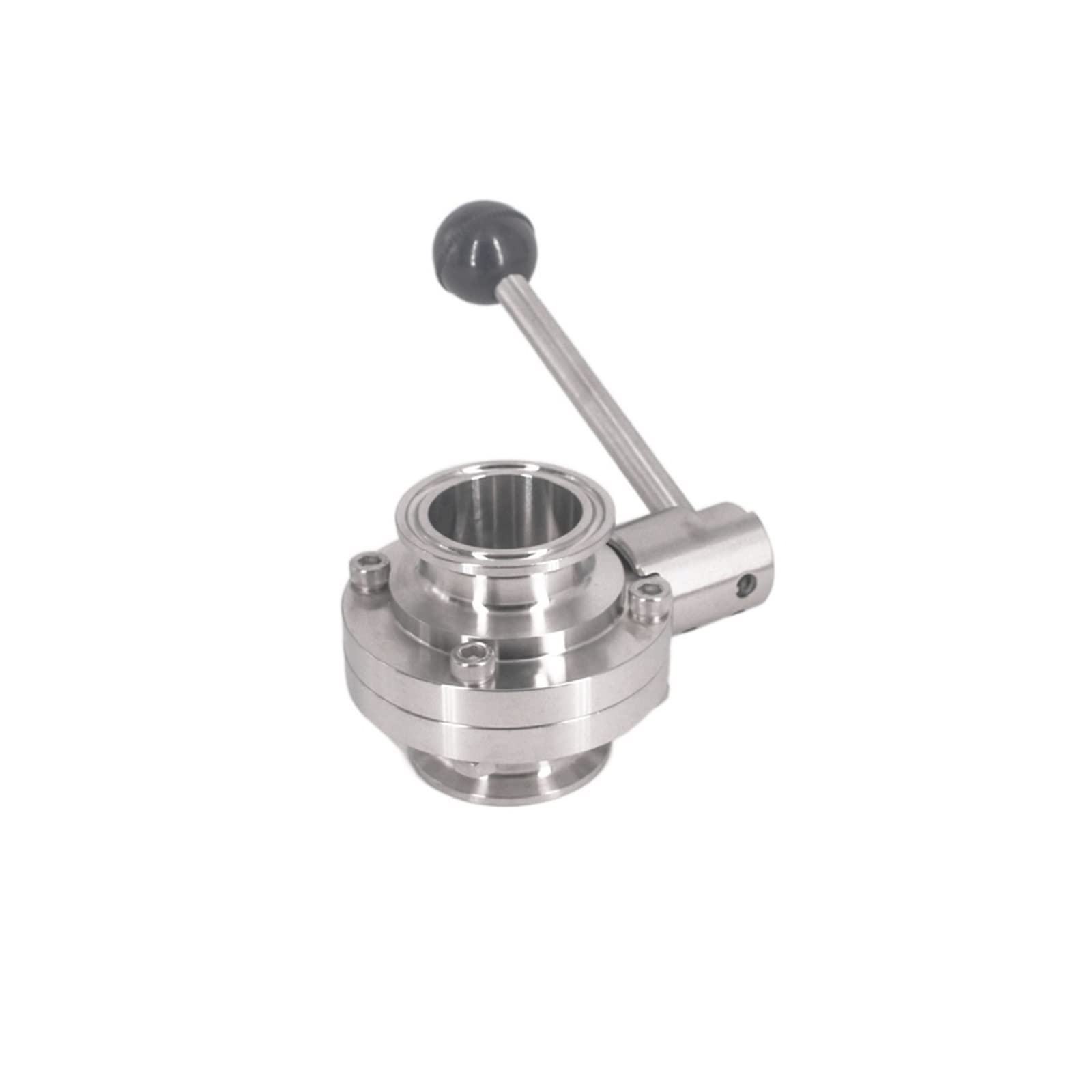 Vanne papillon sanitaire 32mm OD avec raccord à pince pour tuyau homebrew SUS304