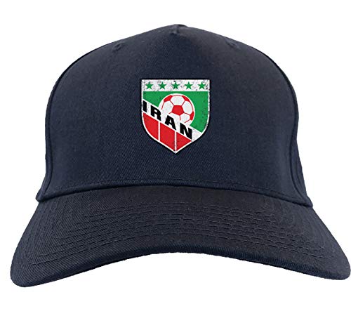 Tcombo Iran Soccer Badge Navy Snapback Hat