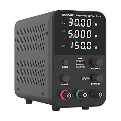 Fuente de alimentación conmutada DC (0-30V,0-5A) Ajustable, Fuente de Alimentación Laboratorio de 4 dígitos de Alta precisión, Fuente de alimentación Variable para Mesa de Laboratorio, Negro | Ya disponible en tu tienda friki favorita! En mundofriki.es! Fuente de alimentación conmutada DC (0-30V,0-5A) Ajustable, Fuente de Alimentación Laboratorio de 4 dígitos de Alta precisión, Fuente de alimentación Variable para Mesa de Laboratorio, Negro | Ya disponible en tu tienda friki favorita! En mundofriki.es!