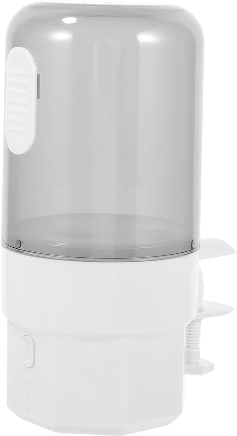 WOONEKY Automatic Fish Feeder for Aquarium with Timer, Large-Volume Dispenser for Small Fish Tank, 3-Level Feeding Control Suitable for Koi, Goldfish, and Turtles
