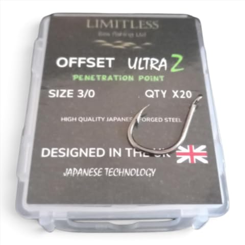 Limitless Offset Ultra XT fishing hook 20pk (2/0)