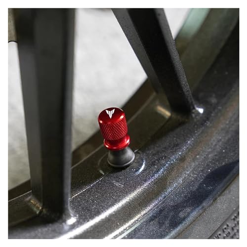 Tapas de válvula para neumáticos de motocicleta compatibles con MT09 MT07 MT10 MT03 MT25 MT125 900 700 GT FZ09 FZ07 (Rojo) miniatura 3