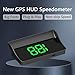 Head up Display Car GPS Digital Speedometer, Car Digital GPS Hud, USB Cable Plug and Play, Automatic Brightness Adjustment, Large Font Display with Sunshade, for Cars, Trucks & Motorcycles(White,MPH)