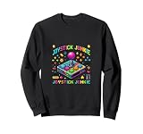 Joystick r�tro Junkie Pixel Arcade Style Sweatshirt