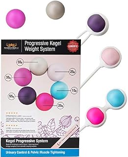 Ben Wa Progressive Kegel Weight Exercise System: 6 Weights for Woman, Beginner to