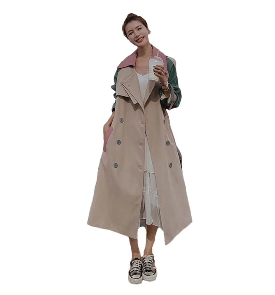 ジャケット・アウター stein DOUBLE LAPELLED TRENCH COAT S stein Black Oversized Double Breasted Trench Coat Steinhausen