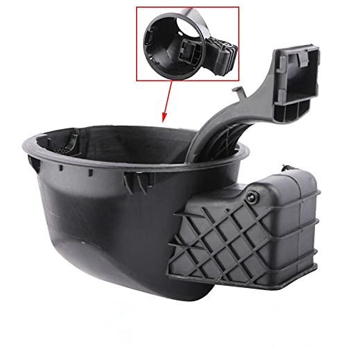 Fuel Filler Door Replacement For 2004-2008 Ford F150 & 2006-2008 Lincoln Mark LT - Black Housing