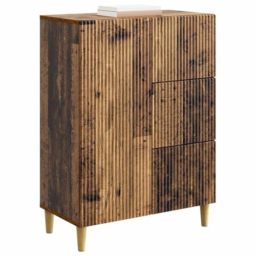 Aparador con aspecto de madera envejecida texturizada de alta densidad 4