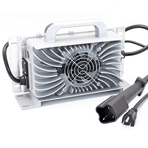 Image of 48V 15 AMP Golf Cart Waterproof Battery Charger for 48 Volt Yamaha G29 Drive & Drive 2 Golf Carts CAPTOK