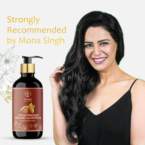Image of Wood Pressed Almond Oil (100 ml) - Cold Pressed Sweet Almond Oil for Hair & Skin | Rich in Vitamin E | Deep Moisturizing & Nourishing Care