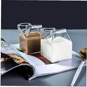 Ruluti 1 Pz Latte Tazza Latte Trasparente Latte Box Bevanda Succo Tea Suiv Milk Succo 250ml