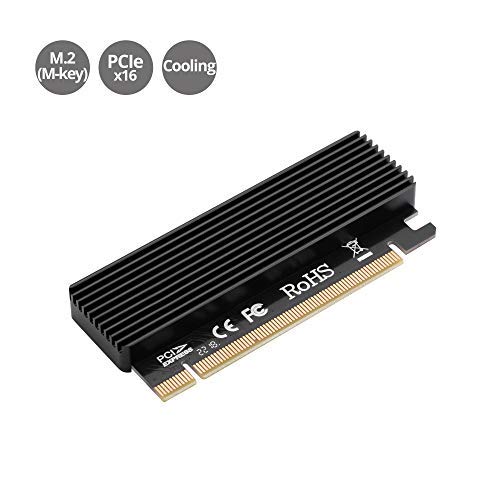 SIIG Full Speed M.2 M Key Nvme SSD to PCIe Adapter, PCI Express
