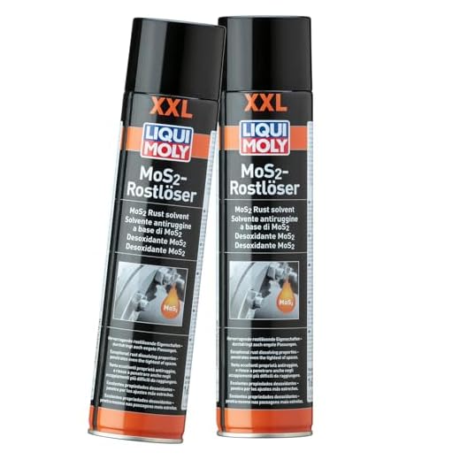 BandelOne enthält 2x 600ml Liqui Moly MOS2-Rostlöser Rostlöserspray Entferner Rostlösend Universal
