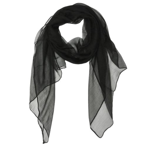 Wrapables Solid Color Silk Long Scarf
