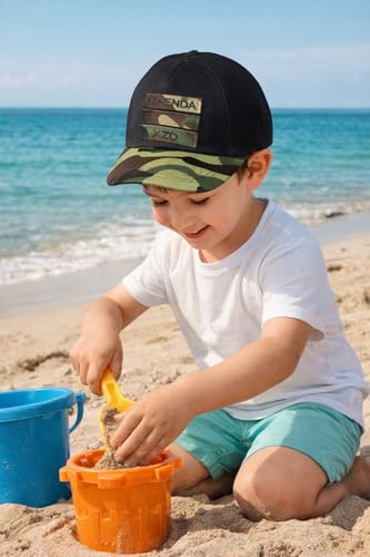 Image of PASSION PETALS Summer Dino Rockstar Baseball Cap for Kids Boys and Girls 2-4Years