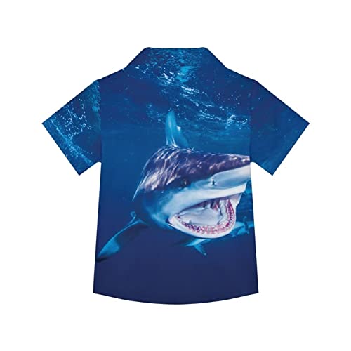 Boys Hawaii Shirt Casual Button Down Shirt Tops Happy Holiday Shirt Short Sleeve Shirt2