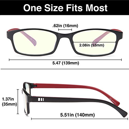 Blue Light Blocking Reading Glasses 1.25
