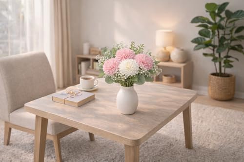 Image of Divyakosh Artificial Fabric Flower Bunch for Vase /Pot Display (VASE NOT Included)